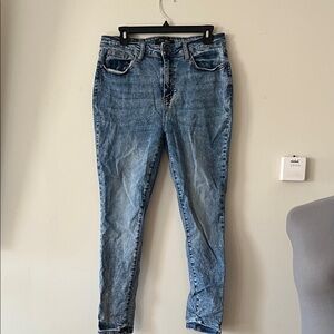 Judy Blue Women's Distressed High Waisted Skinny Jeans